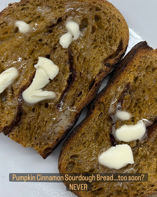 Pumpkin Cinnamon Sourdough Bread
