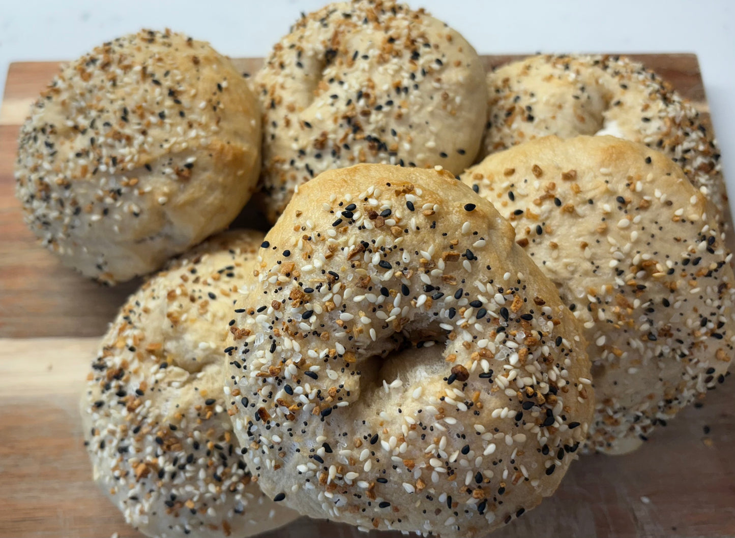 Everything But the Bagel Sourdough Bagels
