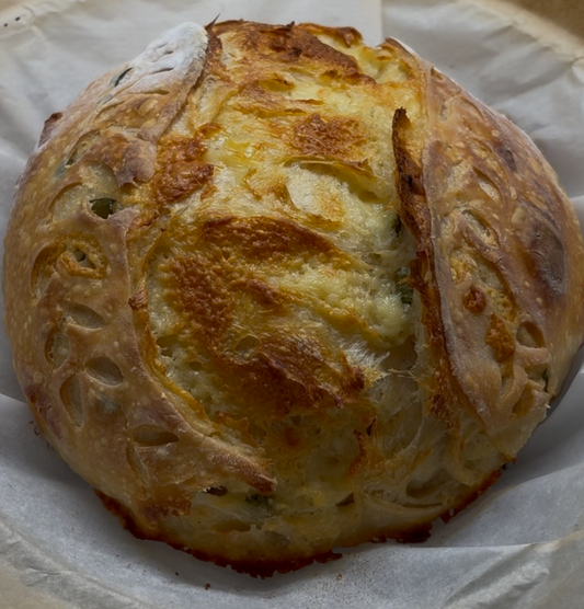 Jalapeno Cheddar Sourdough Loaf